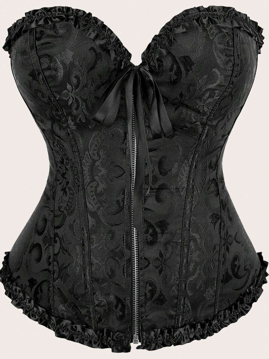 Palace Style Corset With Boning To Shape Waist And Push Up Bust, Sexy