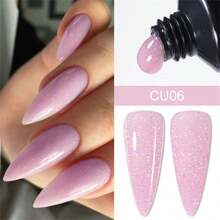 MEET ACROSS 1/6 Bộ dụng cụ nối móng bằng gel poly lấp lánh - 6 màu, 20ml Gel làm móng nhanh, lâu trôi và dễ sử dụng cho móng tay, Gel làm móng nhanh, hoàn hảo cho người mới bắt đầu, Nghệ thuật làm móng tay DIY tại tiệm làm móng tại nhà Quà tặng cho phụ nữ - Nhiều màu - Xem 16