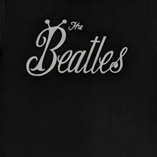 The Beatles | Official Band Ringer T-Shirt | Bug Logo - 48-Hour Fast Shipping!  - Black - View 2