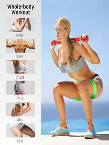 5 Dây kháng lực, Dây tập thể dục cho nam và nữ Dây co giãn cho mông, Dây Flexband Pilates - Nhiều màu - Xem 6