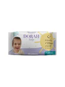 28 Packs - ALCOHOL-FREE Wet Wipes/Towels - 50 Sheets - Dorah Baby (Total 1400 Sheets) - 白色 - 查看 2