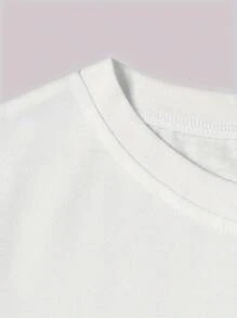 Women's T-Shirt With Written Phrases 100% Premium Luxury Mesh Shirt - trắng - Xem 3