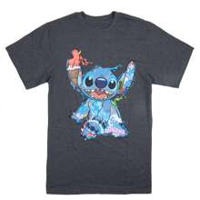 Lilo And Stitch Collage Stitch Disney T-Shirt - 灰色 - 查看 1