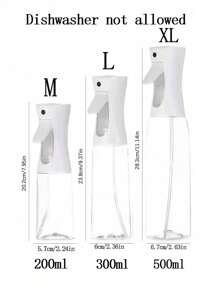 1pc Olive Oil Sprayer For Home Kitchen BBQ, Oil Spray Mister For Cooking, Oil Spray Bottle. Not Suitable For Dishwasher, Reusable. Suitable For Kitchen Use. - White - View 3