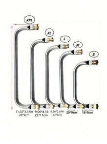 CALINNL Foldable Frame Clutch Purse Accessories, DIY Components, Replaceable Parts, Reusable Bag Accessories, Handbag Spare Parts - 銀色 - 查看 4