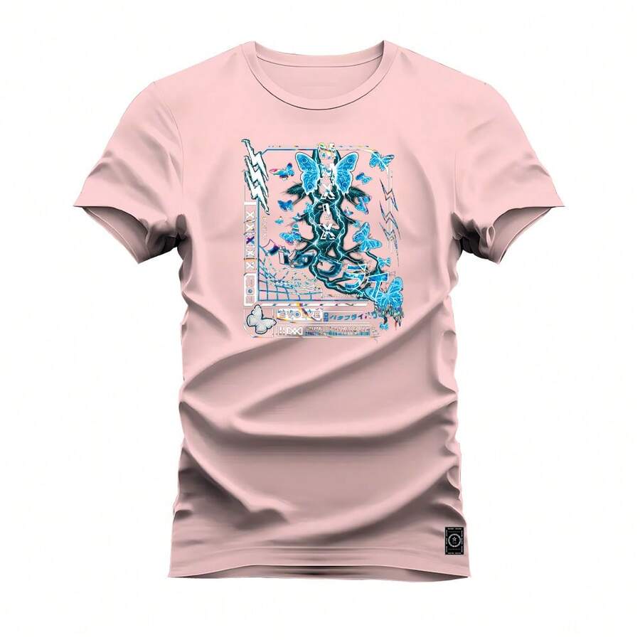 Nexstar Comfortable Printed T-Shirt Evolve Cub - Màu Hồng baby - Xem 1