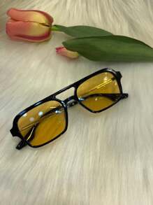Colored Lens Glasses. New Model Sunglasses, 100% UV Protection. - Rượu sâm banh - Xem 2