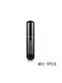 1/5/10 件装可再填充香水瓶 5 毫升喷雾器，优雅迷你便携式铝制香水喷雾器 - 黑色 - 查看 9