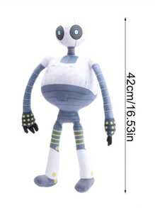 Wild Robot Plush Toy: Soft Roz Robot Plush - Perfect Gift For Friends, Suitable For Children The Ideal Birthday And Christmas Gift For Kids,Robot,Robot Toy,Roblox - Multicolor - View 9