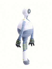 Wild Robot Plush Toy: Soft Roz Robot Plush - Perfect Gift For Friends, Suitable For Children The Ideal Birthday And Christmas Gift For Kids,Robot,Robot Toy,Roblox - Multicolor - View 8