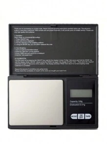 1pc Mini Electronic Scale, With LED Display And Protective Cover, Easy To Store And Carry, High Precision, Can Be Used To Measure The Weight Of Small Items Such As Jewelry Metal And Powder, Battery Not Included - Multicolor - View 4