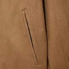 Women's Casual Everyday Retro Bomber Jacket, Autumn - Brown - View 8