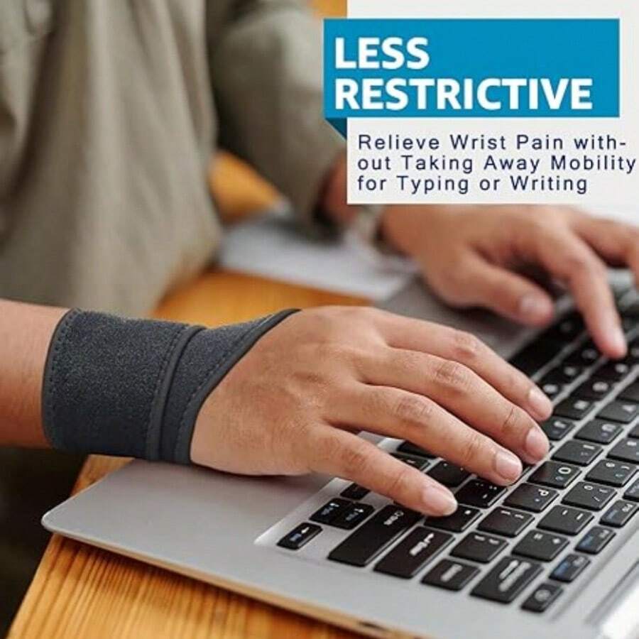 2Piece Wrist Brace For Carpal Tunnel Arthritis Tendinitis Sprain Pain