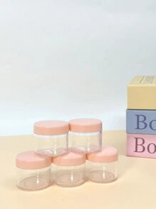 1 件/5 件/10 件 5g/10g/15g/20g 旅行瓶套装，适用于家庭和日常使用，旅行必需品配件，带旋盖的容器，用于美容产品、精油、用于沐浴露/护发素/洗发水/洗面奶/洗手液/洗洁精/乳液 - 粉色 - 查看 16