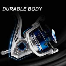 BILLINGS Spinning Fishing Reel,22LB Max Drag With Metal Spool,CNC Fold Rocker Left/Right Interchangeable,5.2:1 Gear Ratio Fishing Reel,Suitable For Freshwater And Saltwater - Blue - View 2