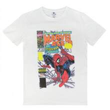 SPIDERMAN Marvel Age Comic Cover T-Shirt - White - View 1