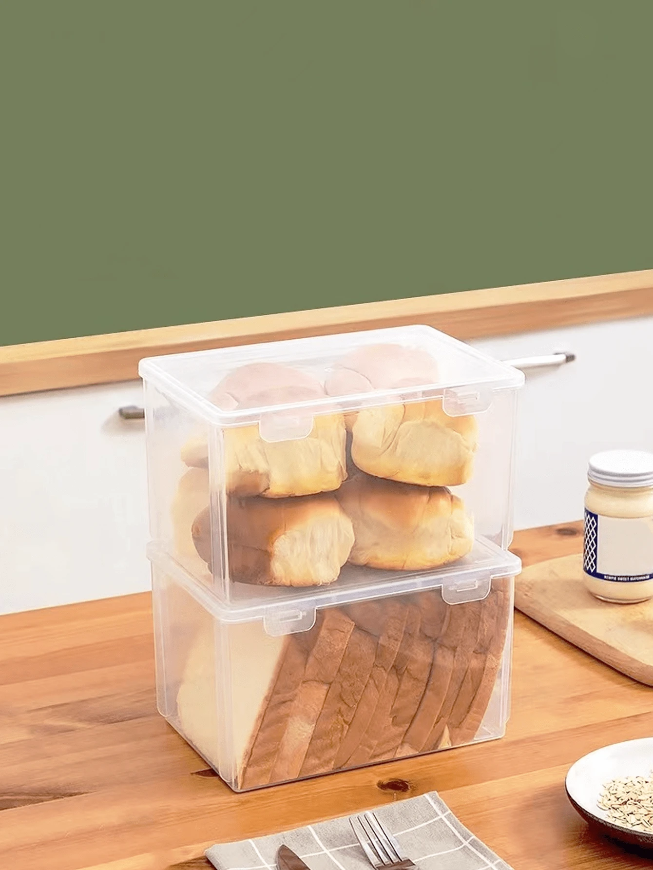 1pc Extra Large Capacity Refrigerator Food Storage Container, Airtight