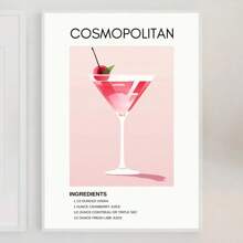 1pc Tối giản Cổ điển Cocktail Nước ép Rượu Đồ uống Poster Và Bản in Canvas In Nghệ thuật Treo tường Hình ảnh Cho Nhà bếp Quầy bar Trang trí Không có Khung - Nhiều màu - Xem 34