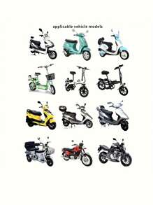 1 Par de Cubiertas calefactadas para Empuñaduras de Motocicleta, Guantes impermeables y a prueba de viento gruesos y cálidos de PU para Motocicleta con Forro (El color y el estilo de las correas y el forro son aleatorios)