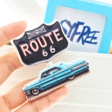 1pc Đồ trang trí nam châm tủ lạnh nhiều màu sắc, Thiết kế các địa danh của Hoa Kỳ như Tuyến đường 66, Công viên quốc gia Yellowstone, Đồ trang trí màu sắc rực rỡ cho nhà bếp Quà tặng tốt nhất - nhiều màu - Xem 9