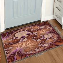 现代风格的地毯，柔软，防滑，可机洗，吸水，防污，家居装饰，非常适合客厅、卧室和门口装饰。 - 彩色 - 查看 16