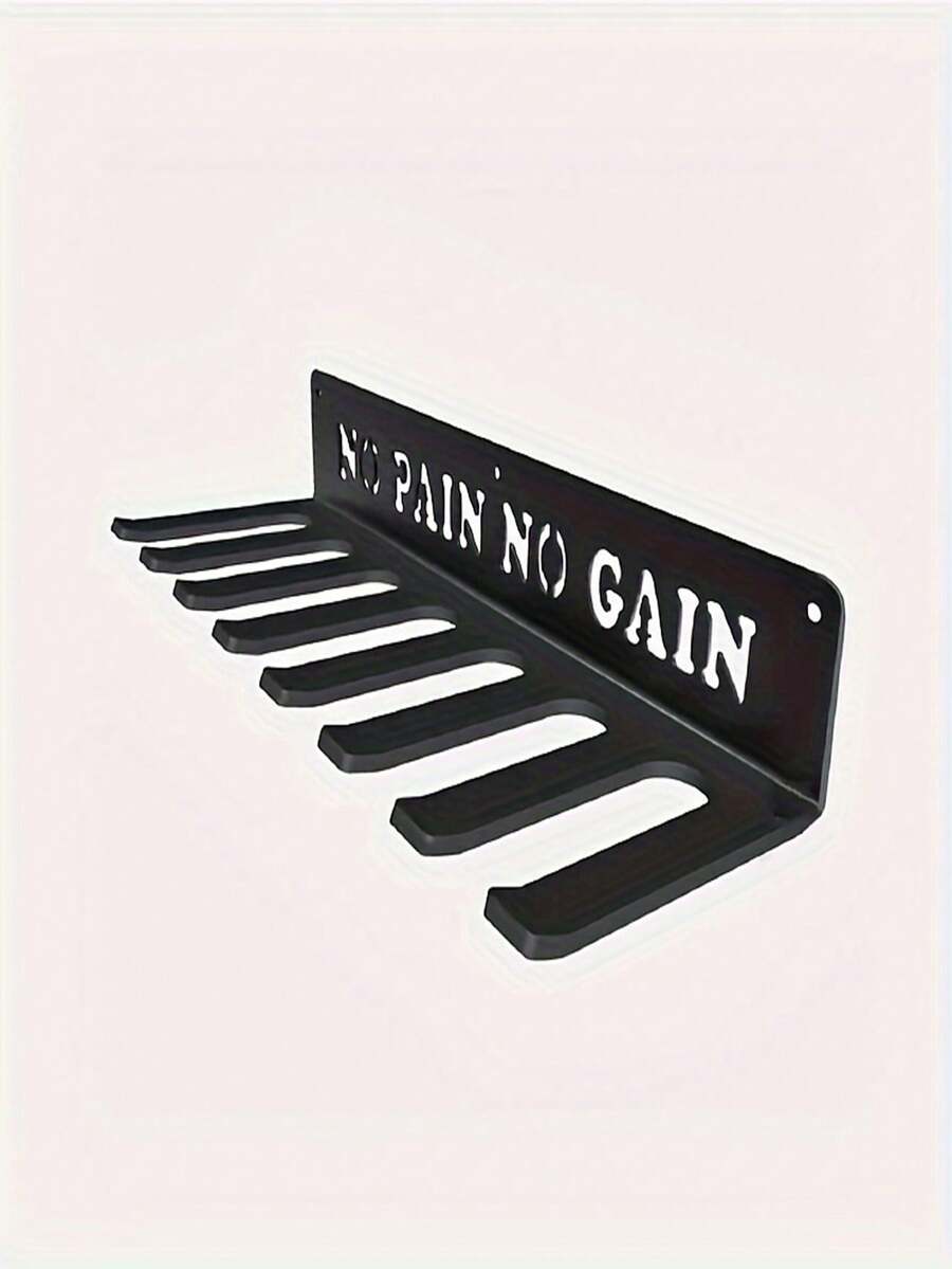 8Hook Wall Mount Storage Rack For Resistance Bands, Jump Ropes, And