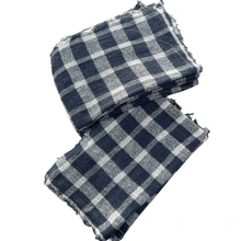 Kit 10 Large Plaid Floor Cloth Double Bag For Cleaning - 棋 - 查看 3