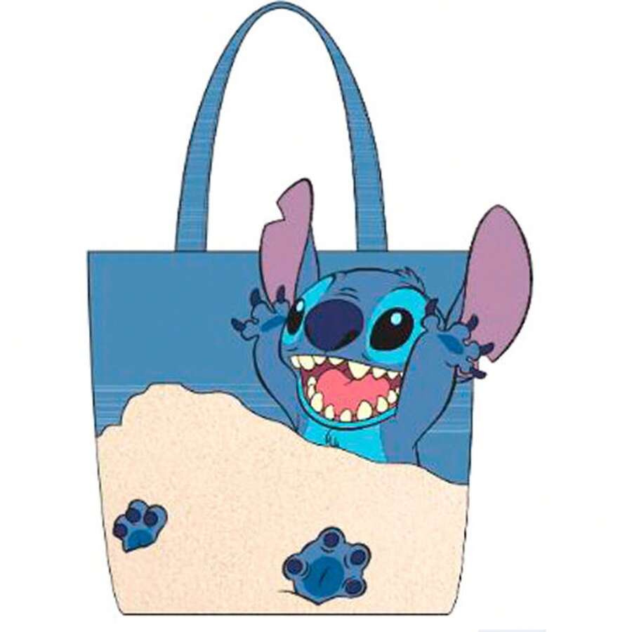 Lilo Y Stitch Beach Day Stitch Lilo & Stitch Disney - Officially Licensed Bag - Beach Day Stitch Lilo & Stitch Disney Exclusive And Authentic Design - Resistant Material - Secure Closure - Ideal For Fans And Collectors - Multicolor - View 1