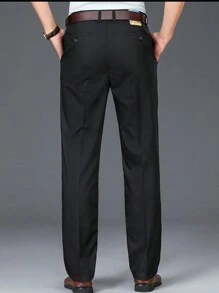Men's Dress Pants - Black - View 3