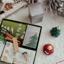 1pc Tree Scented Candle, Ambient Gift, Handmade Fragrance Candle, Faux Candle,Room Decor,Gifts, Christmas Decorations, Christmas Gifts - Multicolor - View 4