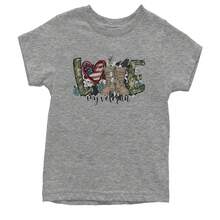 Love My Veteran Honor Veterans Day Youth T-Shirt - 查看 3