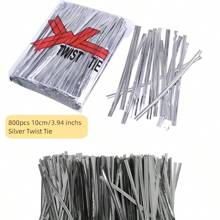 800 Pcs Metallic Twist Ties 6 Colors Twist Tie 6/8/10/12/15/20 Cm Colorful Metallic Twist Ties, Ties Twist Ties For Bags Foil Twist Ties Bag Ties Colorful Twist Ties For Party Gift Wrapping Bags Cellophane Treat Bags Metallic Twist Ties, Colors For Bakery Ties, Goodie Bags Ties