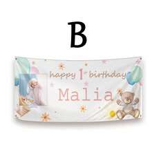 1pc,Custom Personalized Happy Birthday Banners, Custom Photo Birthday Banners, Custom Birthday Banners, Custom Party Decorations, Birthday Gifts For Friends - White - View 19