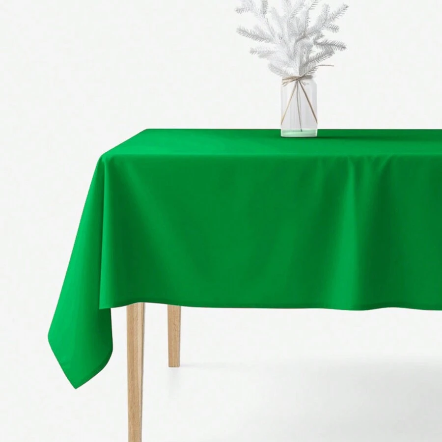 Tablecloth 2.20x1.50m 6 Seats Party Buffet Restaurant - Dark Green - View 1