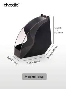 choxila 1pc Coffee Filter Holder, Coffee Filter Storage With Dustproof Cover, Coffee Filter Paper Dispenser Rack, Coffee Filter Box For Coffee Shop, Home, Office, Capacity Of 200pcs Cone Coffee Filters