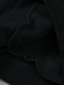 2er/Set Jungen Lässig Fleece Hoodie & Jogginghose Set, geeignet für Reisen und Hauskleidung im Herbst/Winter - Schwarz - Übersicht 5