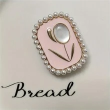 1 件花珍珠手机壳支架，背贴松垮伸缩便携式粘合剂，创意时尚，适用于各种智能手机 - 彩色 - 查看 6