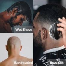 科美UFO英寸理发器KEMEI创新全自动懒人理发器KM-887自助理发器 - 金色 - 查看 4