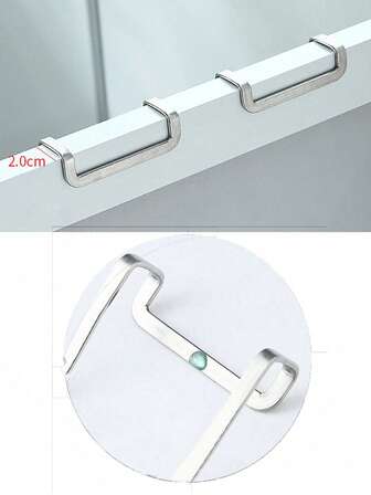 6 piezas/4 piezas/2 piezas Ganchos de acero inoxidable 304 con forma de S doble, soporte de almacenamiento de metal resistente sin taladro, ganchos de gabinete de acero inoxidable, ganchos minimalistas sin taladro para puertas/cajones de gabinete, adecuados para accesorios de baño y herramientas de baño en el hogar