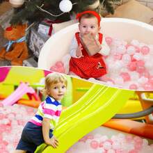 100pcs Ball Pit Balls For Toddlers, Mixed With Star Balls, 2.15 Inch/5.5cm,Soft And Crush Proof Plastic Toy Balls For Ball Pit, Children's Pool Water Toys, Baby Playpen Accessories, Ball For Toddlers, Party Toy Balls, Water Toy Balls, Gifts