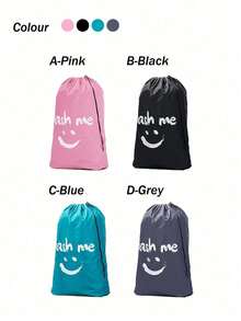 Wash Me 旅行洗衣袋，超大，脏衣服收纳袋，足够容纳 4 次洗衣，可轻松放入洗衣篮或洗衣篮，可机洗，宿舍必备品，大学必备品，旅行配件，多种颜色可选学校用品 - Wash Me - 查看 3