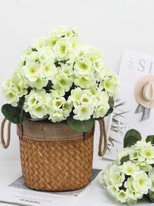 仿真花绣球花5头婚礼花束路引假花插花装饰仿真家居房间装饰 - 彩色 - 查看 5