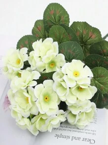 仿真花绣球花5头婚礼花束路引假花插花装饰仿真家居房间装饰 - 彩色 - 查看 6