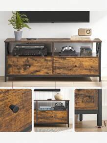 VASAGLE Television Stands & Entertainment Centers - màu nâu - Xem 4