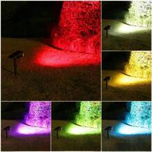 1 Pc/2 Pcs Solar Powered Wall Light, Outdoor Waterproof IP65, 7 LED 3 Lighting Modes, Warm/White/Color Light, Suitable For Yard, Garden, House, Garage Pathway