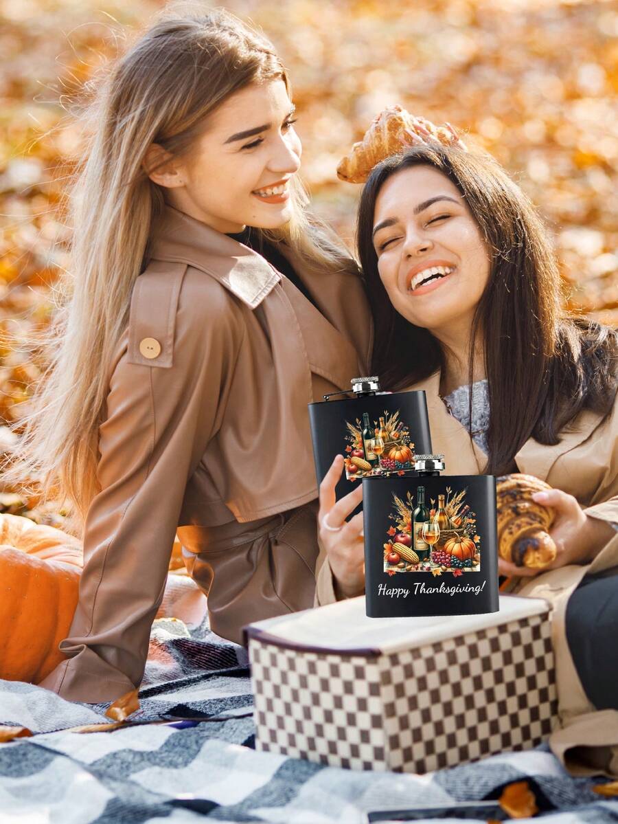 Personalized Alcohol Flask For Liquor Drinking Large Flasks For Man 6oz