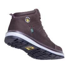 Men's Adventure Leather Combat Boot, Mid-Calf, 37 To 44. - 咖啡 - 查看 2