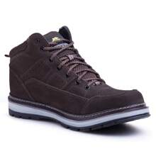 Men's Adventure Leather Combat Boot, Mid-Calf, 37 To 44. - 咖啡 - 查看 3
