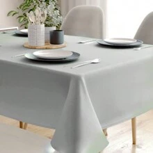 Tablecloth 2.20x1.50m 6 Seats Party Buffet Restaurant - Grey - View 2