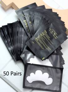20/50 paires de tampons pour extension de cils convenant à l'extension de cils. Isolation des cils inférieurs pour éviter qu'ils ne tombent. Tampons pour les yeux, autocollants pour cils, outils pour cils